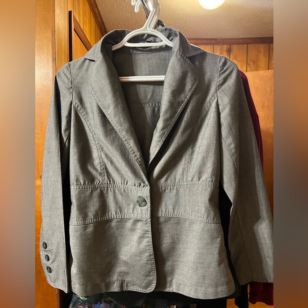 Elegant Women's Charcoal Blazer